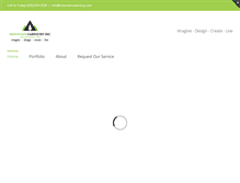 Tablet Screenshot of mountaincabinetry.com